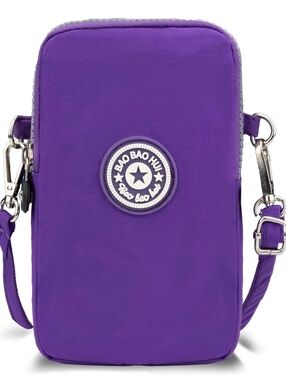 Crossbody Bag Phone Sleeve Concert Venue Festival Adjustable Strap Arm Wrist NWT